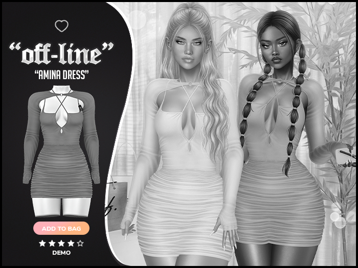 "Off-Line" x "Amina" Dress / Demo