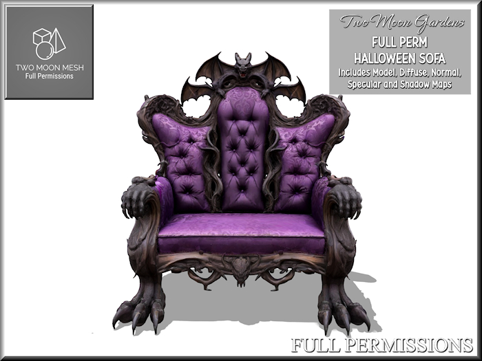Full Perm Halloween Sofa