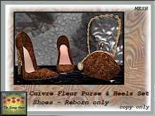 TSH Cuivre Fleur Purse & Heels