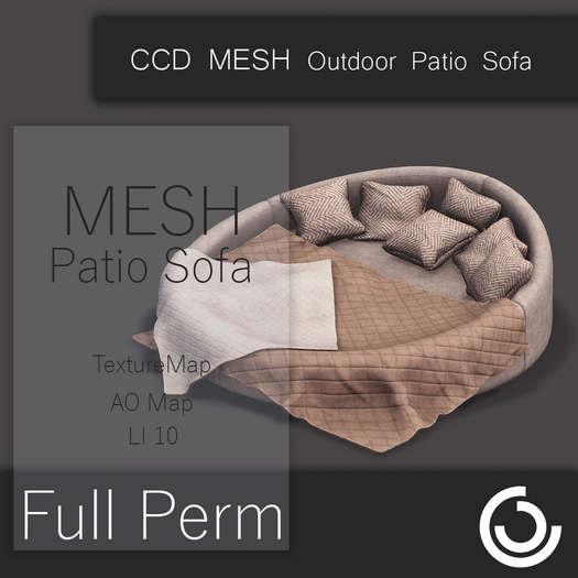CCD MESH Outdoor Patio Sofa