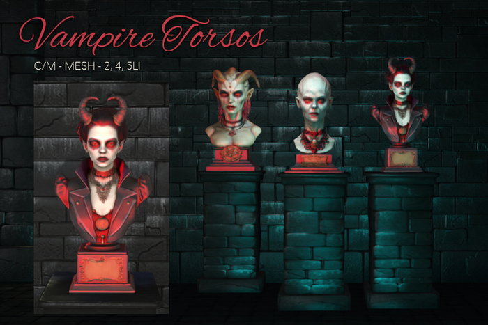 StudioCraft * Vampire Torsos BOX