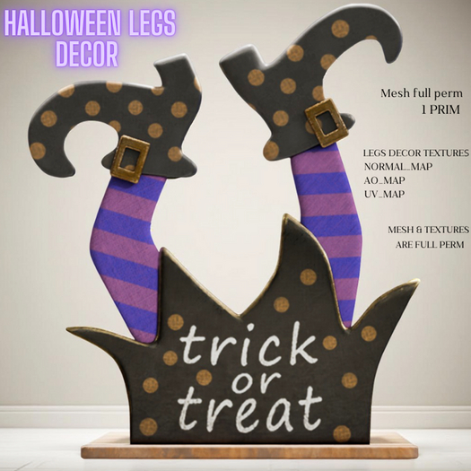 Halloween Legs Decor