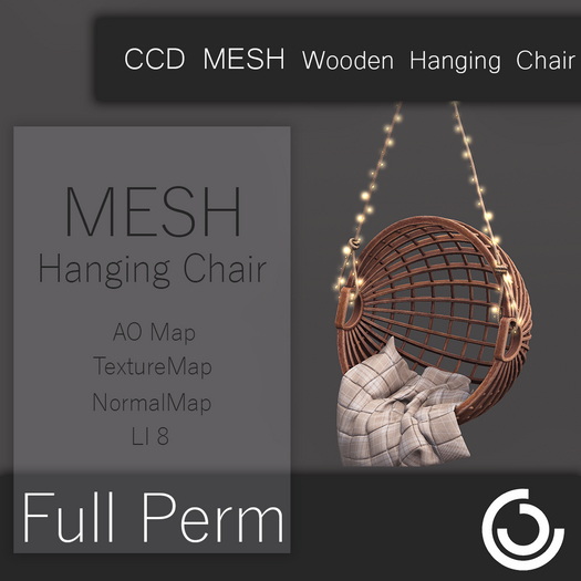 MESH Wooden Hanging Chair