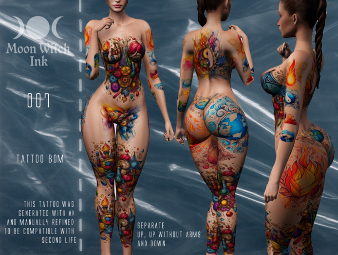 Moon Witch Ink Tattoo 007