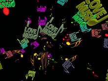 I love Music color poofer