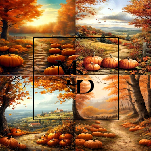 ~*~MDD~*~ Photo Backdrop Textures "Autumn Path"