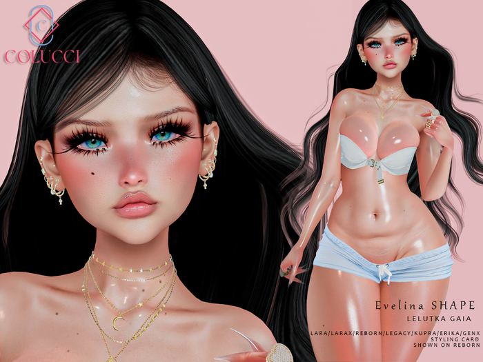 Evelina Shape Lelutka Gaia