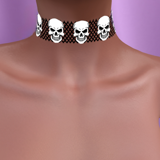 Bridgette's Closet Scary Skeleton Choker