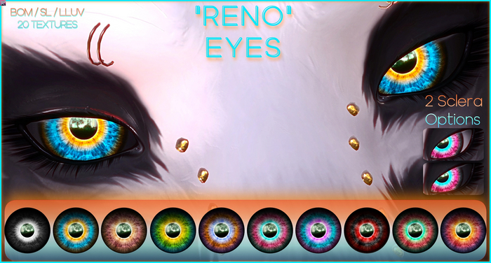 RENOUARD: "Reno" Eyes (BOM / SL / LLUV)