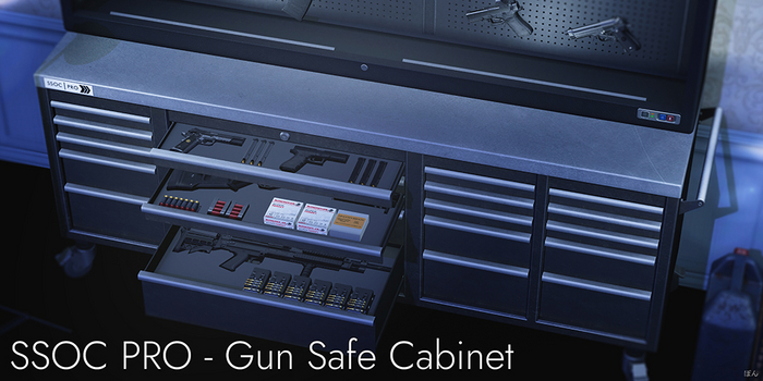 MESH[SSOC PRO] Gun Safe Cabinet v1.11 FULL Box