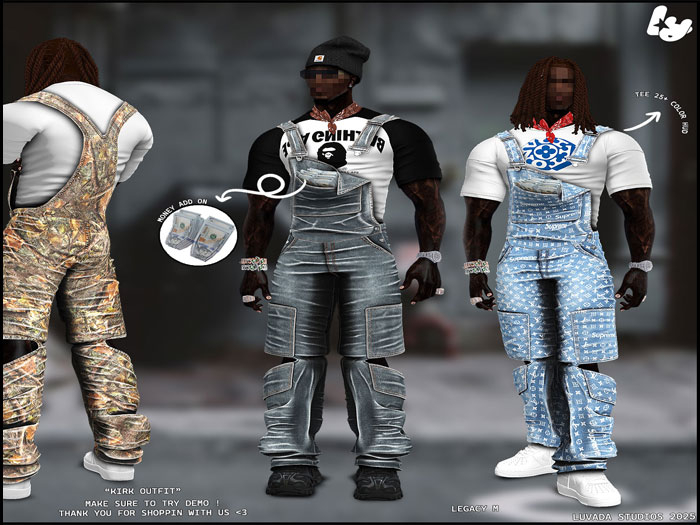 [LUVADA] KIRK TEE - FATPACK 