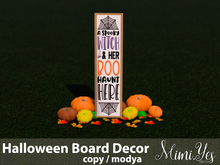 {mimi.yes} Halloween Board A Spooky Witch