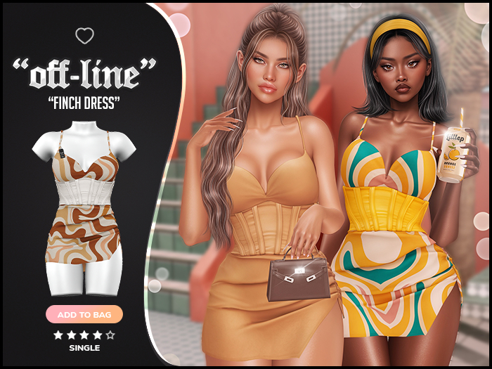 "Off-Line" x "Finch" Dress / Pattern 9