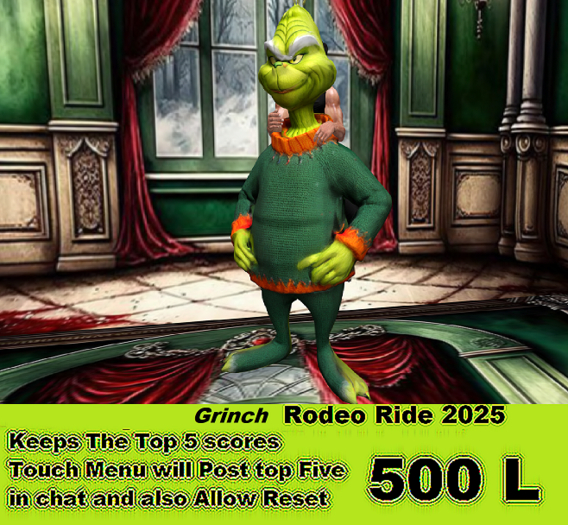 Grinch Rodeo Ride 2025