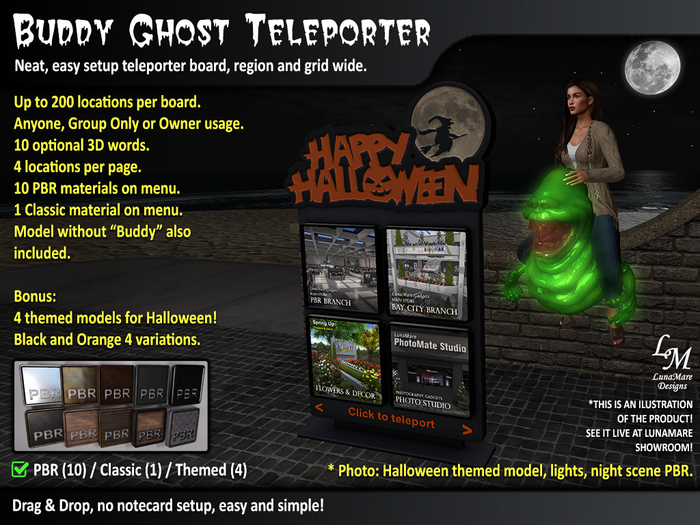 Buddy Ghost Teleporter Halloween