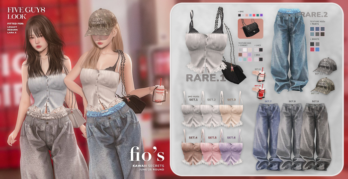 .:Fio's - Five Guys Look GACHA - 2 RARE