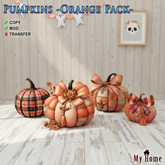 [My Home] Pumpkins -Orange Pack-