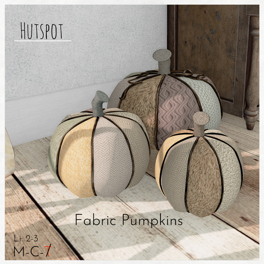Fabric Pumpkins 