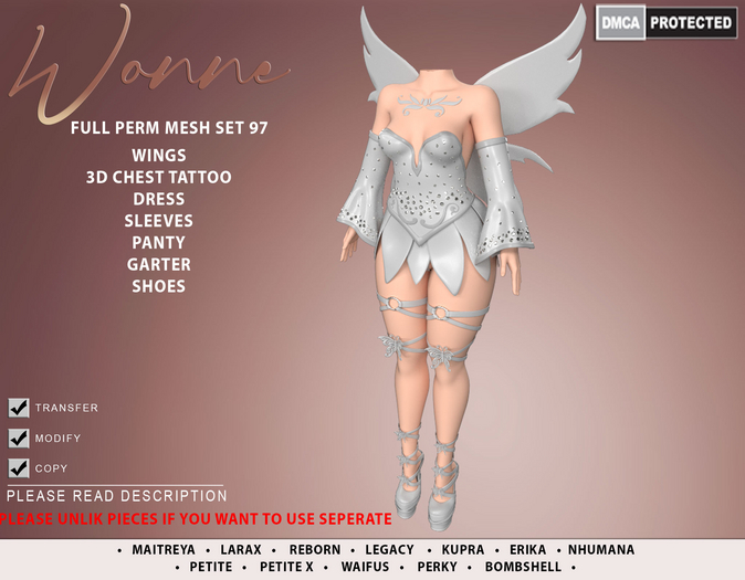 WONNE (97) Full Perm Mesh