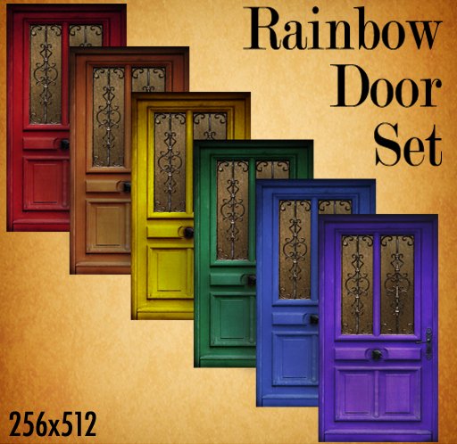 GBBT Rainbow Door Set