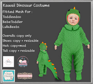 *CC* Kawaii Dinosaur Costume FITTED (TDB/LB/BBT)