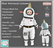 *CC* Silver Astronaut Costume FITTED (TDB/LB/BBT) add me
