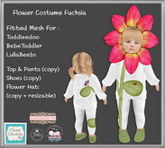 *CC* Flower Costume Fuchsia  FITTED (TDB/LB/BBT) add me