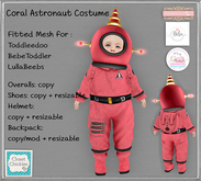 *CC* Coral Astronaut Costume FITTED (TDB/LB/BBT) add me