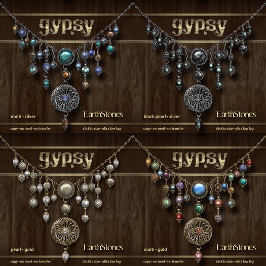 EarthStones Gypsy Necklaces - Fatpack (GIFT BOX)