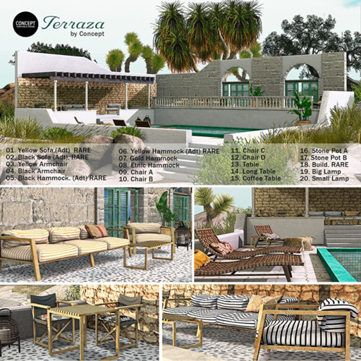 18. CONCEPT} La Terraza. Build. RARE