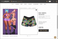 .miss chelsea. Ravi Shorts Alien