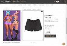 .miss chelsea. Ravi Shorts Black