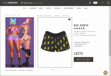 .miss chelsea. Ravi Shorts Lightening