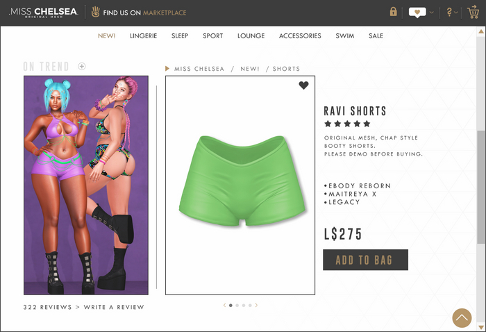 .miss chelsea. Ravi Shorts Lime