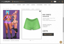 .miss chelsea. Ravi Shorts Lime