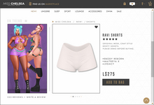 .miss chelsea. Ravi Shorts White