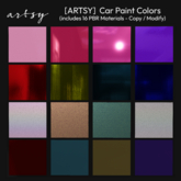 [ARTSY] Car Paint (Colors)