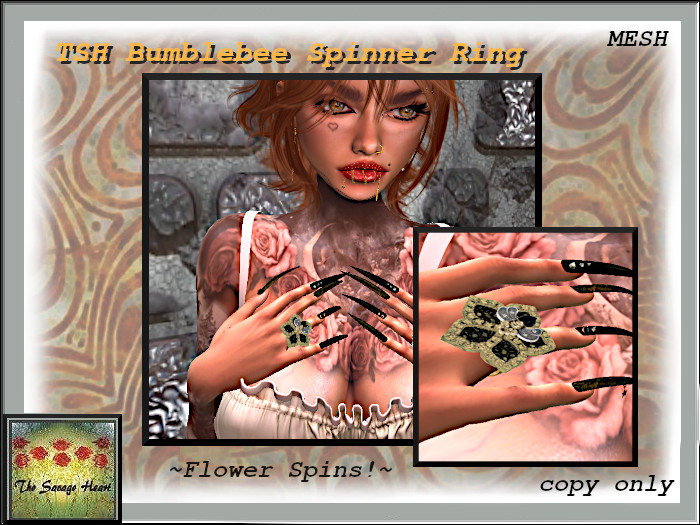 TSH Bumblebee Spinner Ring ANIMATED