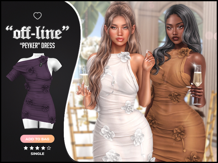 "Off-Line" x "Peyker" Dress / Mauve