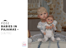 CIELO STUDIO - Pose BABIES IN PAJAMAS (Lullabeebs Toddleedoo)