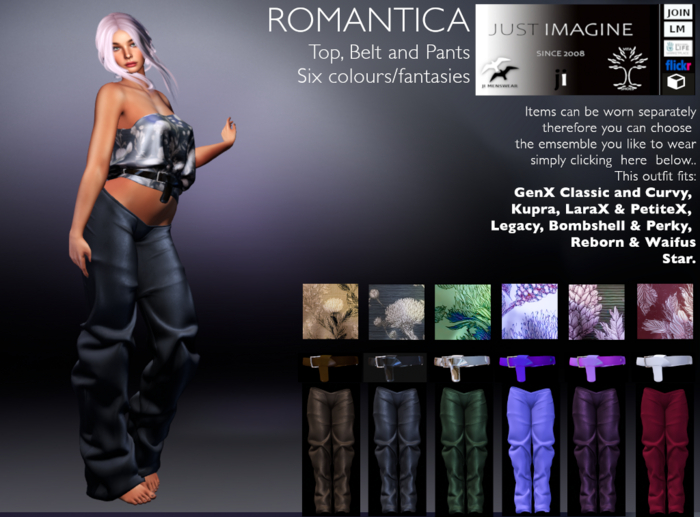 ROMANTICA OUTFIT BY JI  WITH HUD - PACK (ADD)