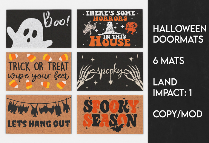 Halloween Doormats