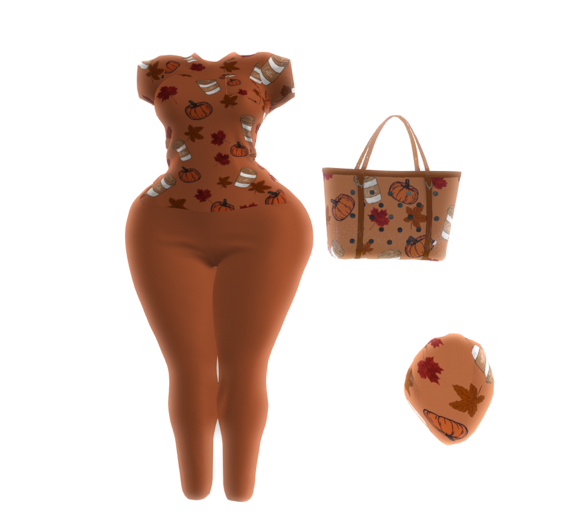 SH. AUTUM LOVE SCRUBS SET