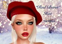 TC - Red Winter Hat Beret