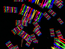 Happy New Year color letters poofer