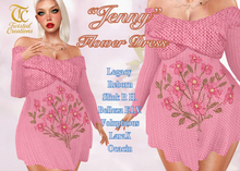 TC - Jenny Pink Flowers Criss Cross Dress