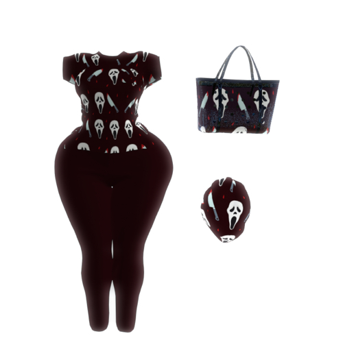 SH. SCREAMMMM SCRUBS SET