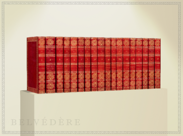 BELVEDERE - Oeuvres de Jean-Jaques Rousseau