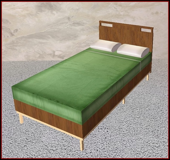 DOUBLE OAK BED