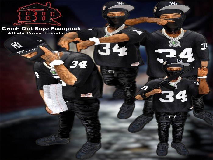 Crash Out Boyz Posepack